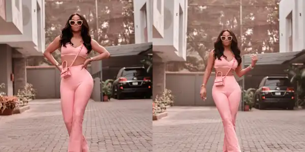 Man drags Toke Makinwa in the mud as she claims she’s sleeping with his dad